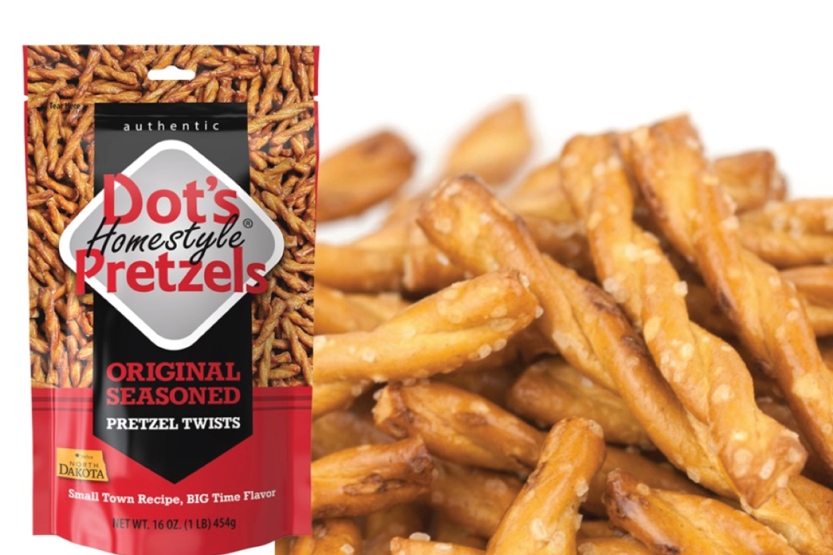 Dots Homestyle Pretzels sold at Reeves