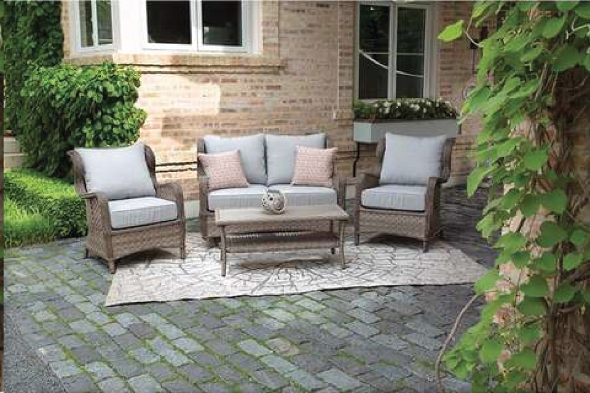 Photo of a collection of outdoor furniture.