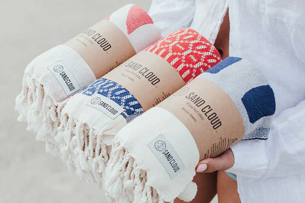 Sand Cloud Towels available at reeves clayton store